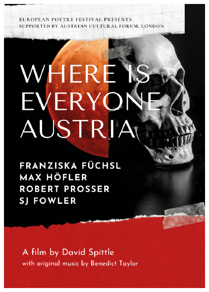 Filmplakat für den Poetry Film Where Is Everyone Austria?